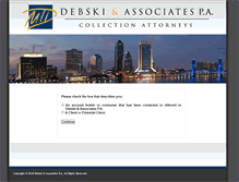 Tablet Screenshot of debskilaw.com